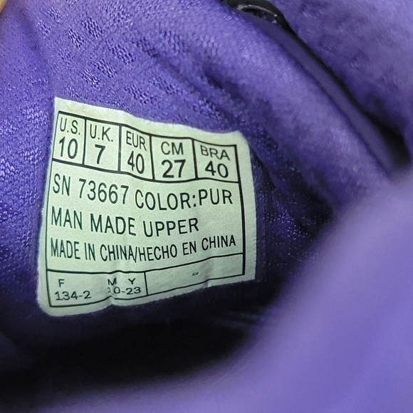 Skechers Uno Night Shades Purple Memory Foam Street Sneakers Sz 10 - Picture 5 of 12